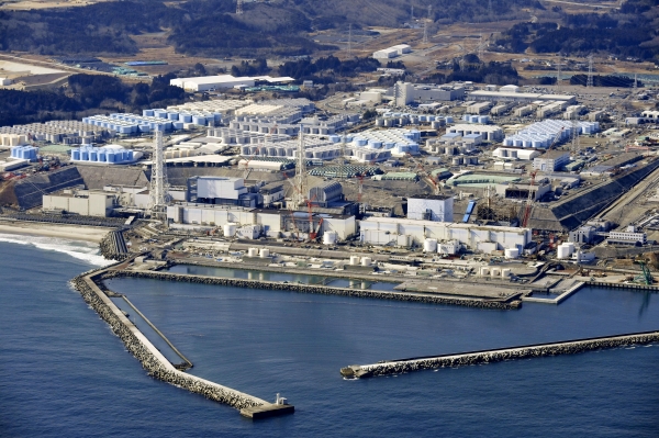 지난 2월 13일 일본 동북부 후쿠시마현에 있는 후쿠시마 제1 원자력 발전소의 모습.뉴시스