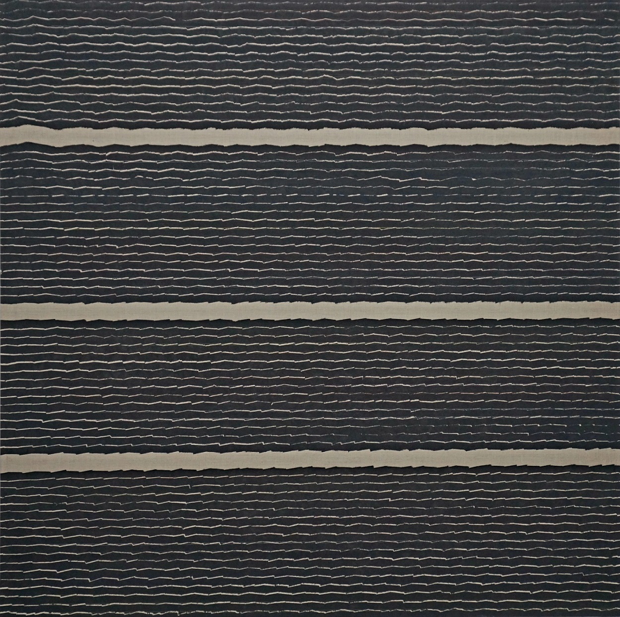 積意(적의), 91×116.8㎝ 캔버스 위 색한지, 2017