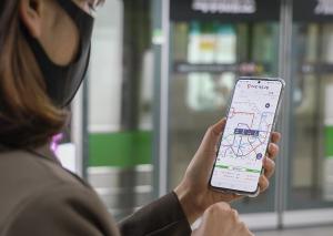 SKT ‘T map 대중교통’ 앱, 수도권 지하철 열차 혼잡 예측 정보 제공