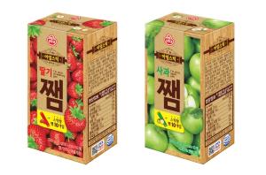 오뚜기, '아임스틱 쨈' 딸기·사과맛 출시