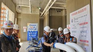 호반건설, 폭염 대비 전국 건설현장 온열질환 예방 점검