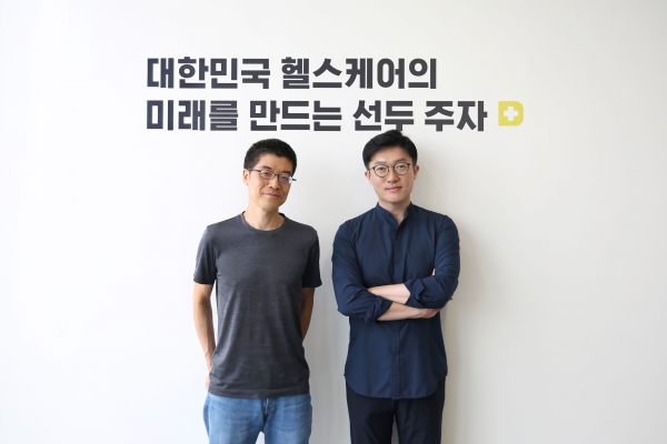 똑닥 운용사 비브로스 고승윤(오른쪽)·김형석 대표.비브로스