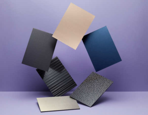 동국씨엠 프리미엄 컬러강판 ‘럭스틸(Luxteel)‘ 제품.<동국씨엠>