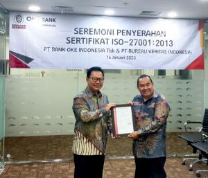 OK금융 인도네시아 법인 ‘OK뱅크’, 국제표준 정보보호 인증 획득
