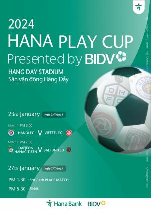 하나은행, BIDV 초청 하나플레이컵 국제 축구대회 후원